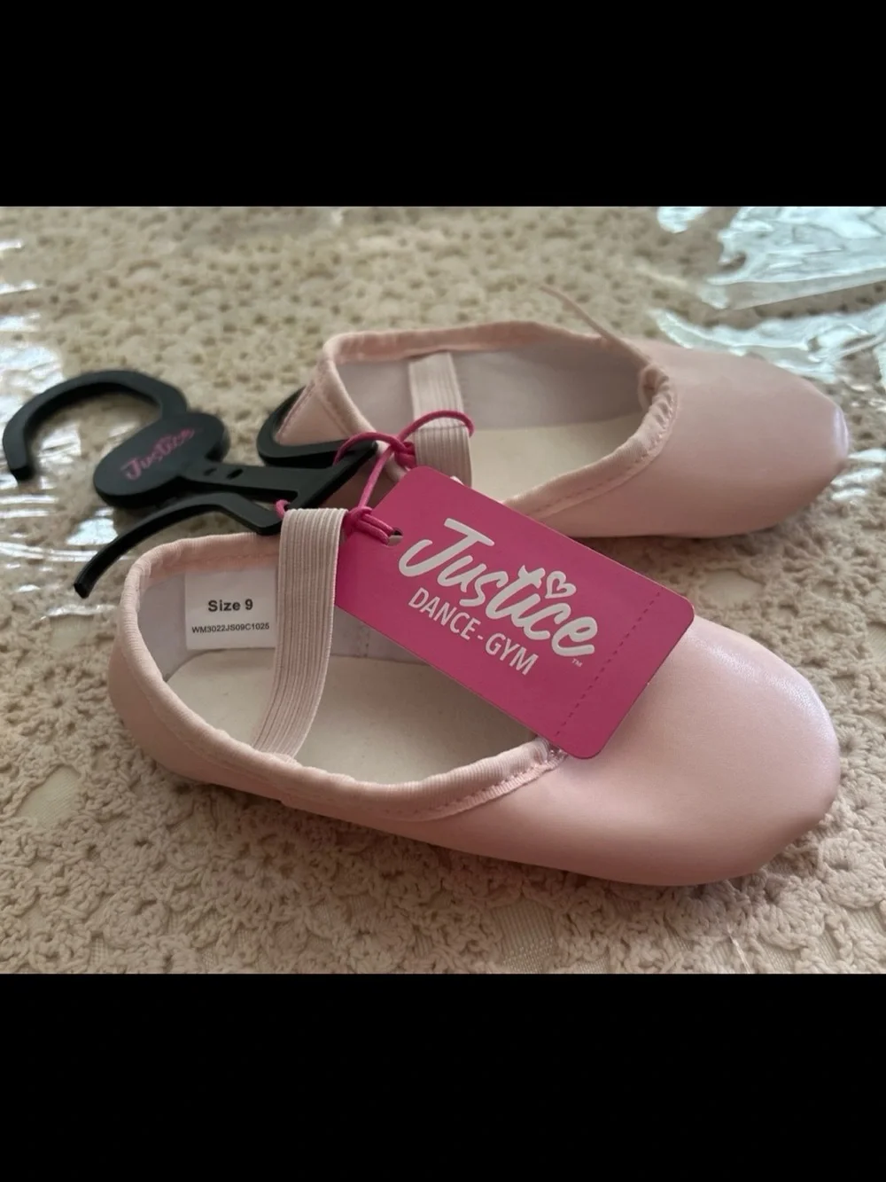 Justice Pink Ballet Slippers for Kids
